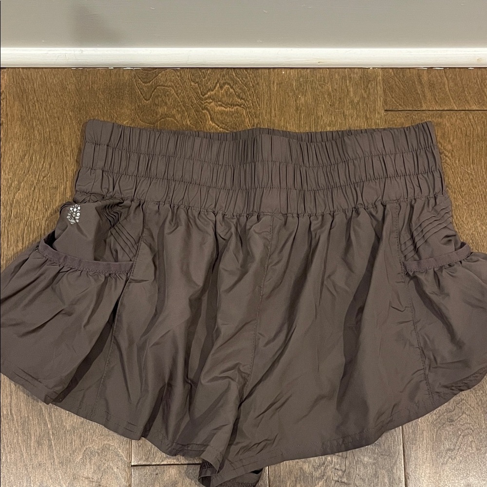 FP Movement by Free People High Waist Brown Shorts